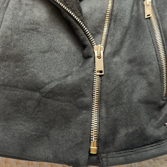 Women’s New Balance Sued Jacket Size S Black - Picture 9 of 14